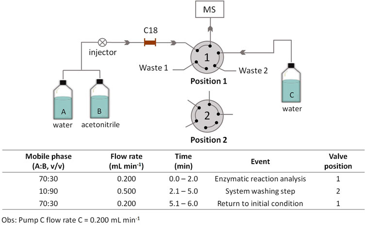 Activity assay based on the immobilized enzyme kallikrein and mass spectrometry